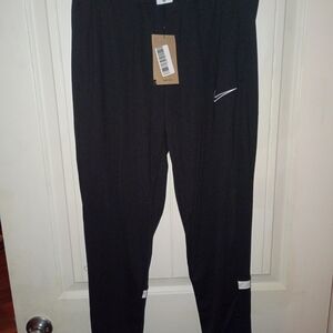 Nike Women's Black Joggers with White Accents